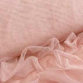 Tulle netting ROYAL SPARKLE rose gold
