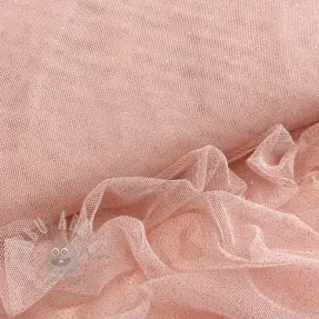 Tulle netting ROYAL SPARKLE rose gold