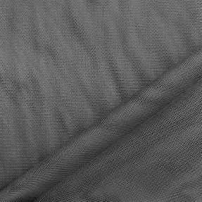 Tulle netting dark grey 160 cm