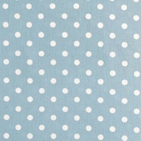 Cotton fabric Dots light blue