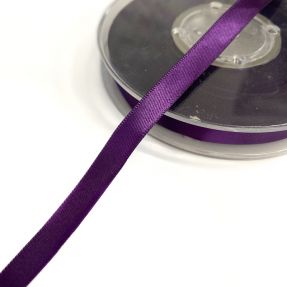 Satin ribbon double face 9 mm purple