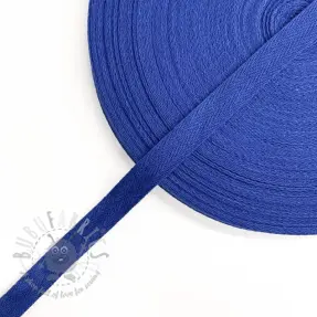 Twill tape cotton washed 15 mm cobalt