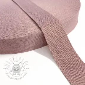 Cotton webbing 4 cm washed pink