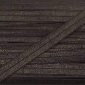 Bias binding elastic 15 mm mocha
