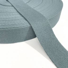 Cotton webbing 4 cm cloud blue