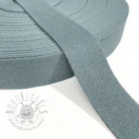 Cotton webbing 4 cm cloud blue