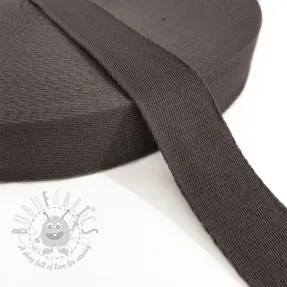 Cotton webbing 4 cm mocha