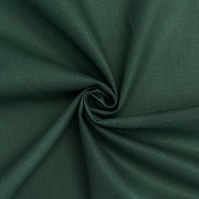 Cotton poplin dark green ORGANIC
