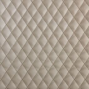 Faux leather MATELASSE pierre