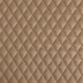 Faux leather MATELASSE taupe