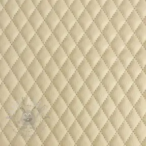 Faux leather MATELASSE mastic