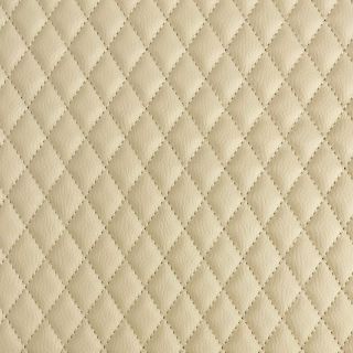 Faux leather MATELASSE mastic