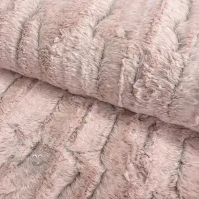 Faux fur Lara rose