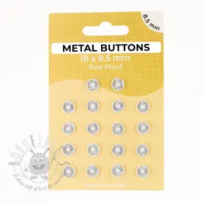 Snap fasteners METAL 8,5 mm off white