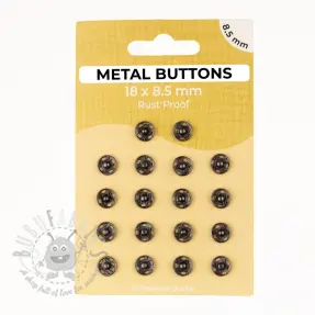Snap fasteners METAL 8,5 mm anthracite
