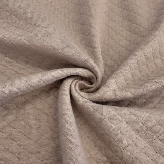 Stepped sweat fabric taupe