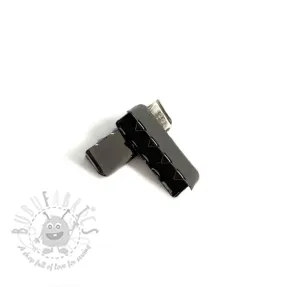 Metal Webbing End Clip 25 mm anthracite