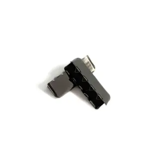 Metal Webbing End Clip 25 mm anthracite