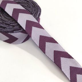 Ribbons Chevron purple