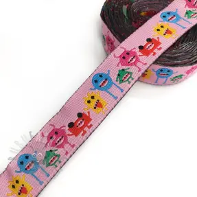 Ribbons Monster pink