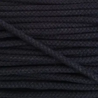 Cotton cord 8 mm dark blue