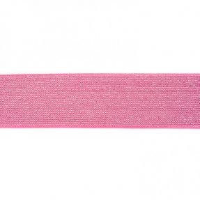 Elastic 5 cm glitter fuchsia