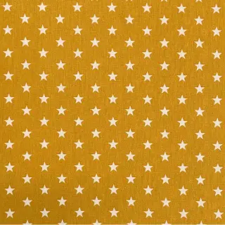 Cotton fabric Petit stars ochre