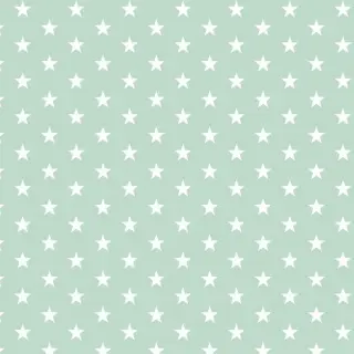 Cotton fabric Petit stars mint
