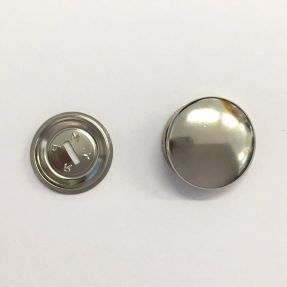 Cover buttons metal 38 mm