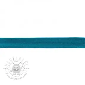 Bias binding jersey petrol