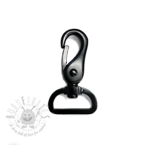 Metal Snap Hook 25 mm black