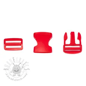 Bum Bag Clip 38 mm red