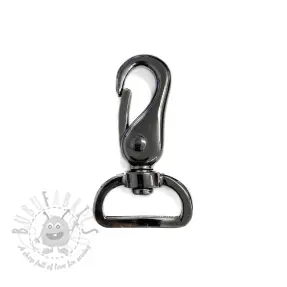 Metal Snap Hook 25 mm Anthracite