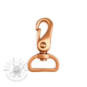 Metal Snap Hook 25 mm copper