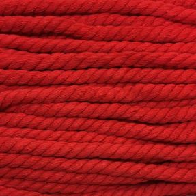Cotton cord 12 mm red