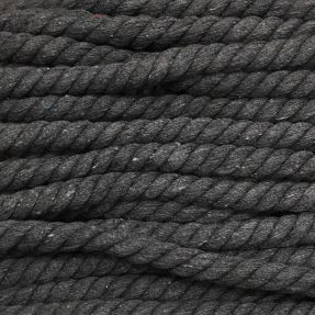 Cotton cord 12 mm anthracite