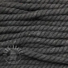 Cotton cord 12 mm anthracite