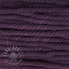Cotton cord 12 mm purple