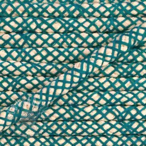 Cotton cord 1 cm petrol