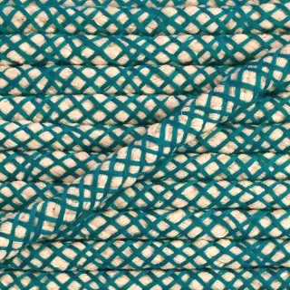 Cotton cord 1 cm petrol