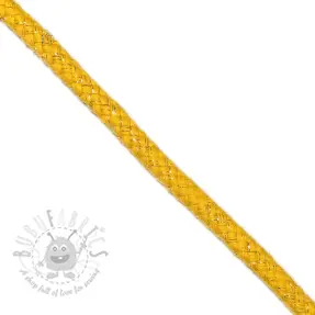 Lurex cord 10 mm yellow