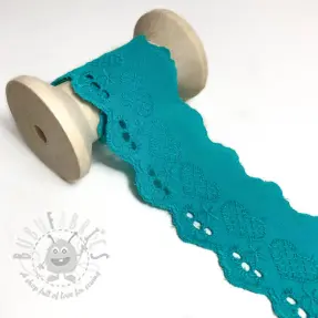 Lace Heart petrol