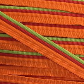 Piping tape Trio orange/lime