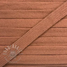 Cotton cord flat 13 mm salmon