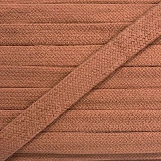 Cotton cord flat 13 mm salmon