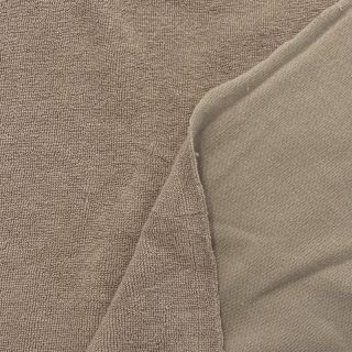 Stretch toweling taupe