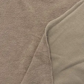Stretch toweling taupe