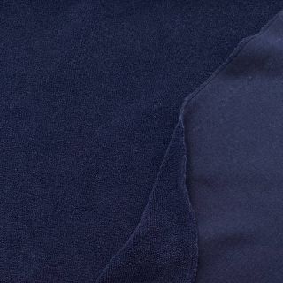 Stretch toweling navy