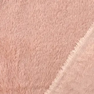 Faux fur LUREX SILVER rose