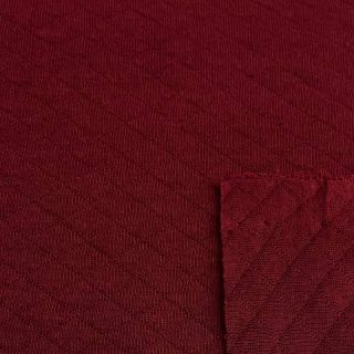 Stepped sweat fabric wine red